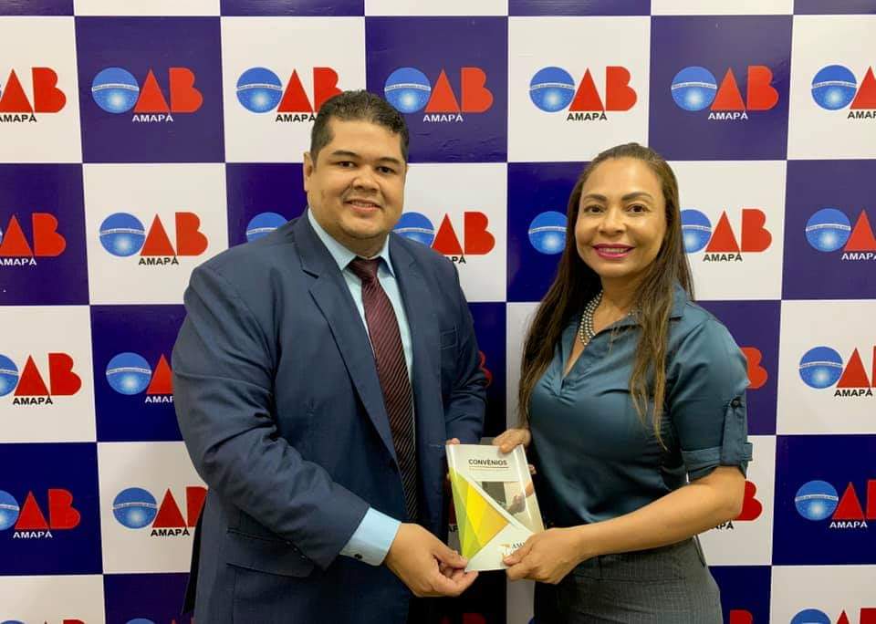 Presidente da OAB/AP, Auriney Brito, recebe presidente da AMAAP